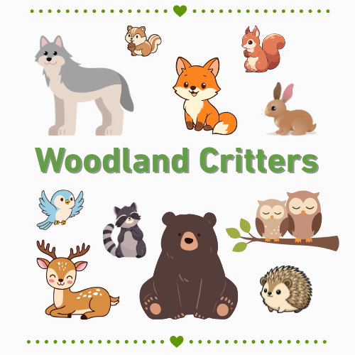 Woodland Critter Themed Mystery Scoop Box