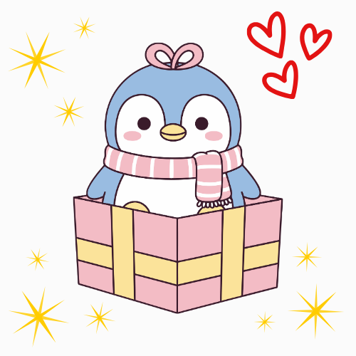 Penguin Themed Mystery Scoop Box
