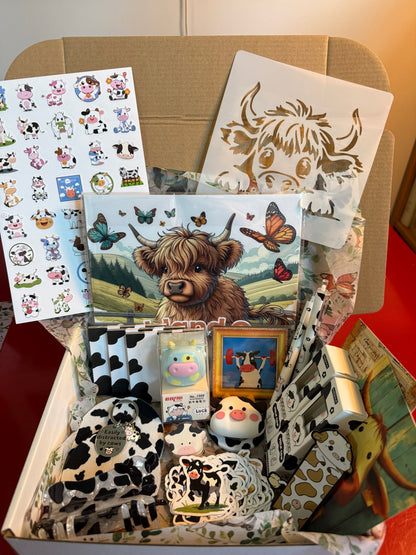 Cow Themed Mystery Scoop Box