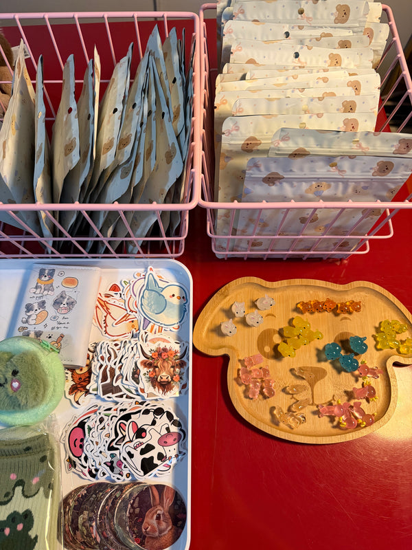 Animal Themed Sticker Mystery Bags